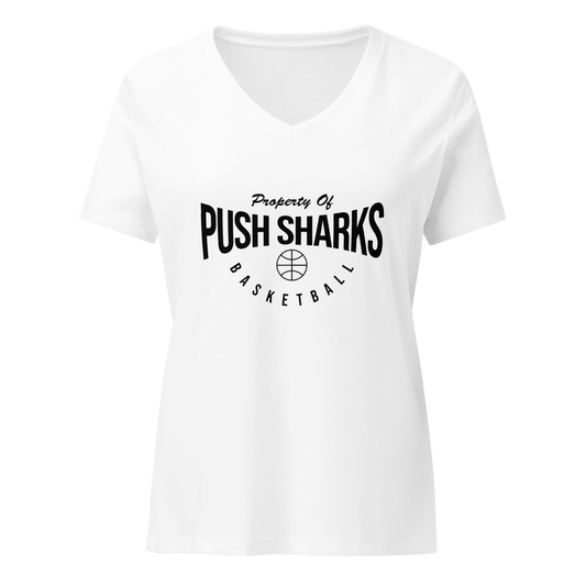 Property of Sharks Women’s Relaxed V-Neck