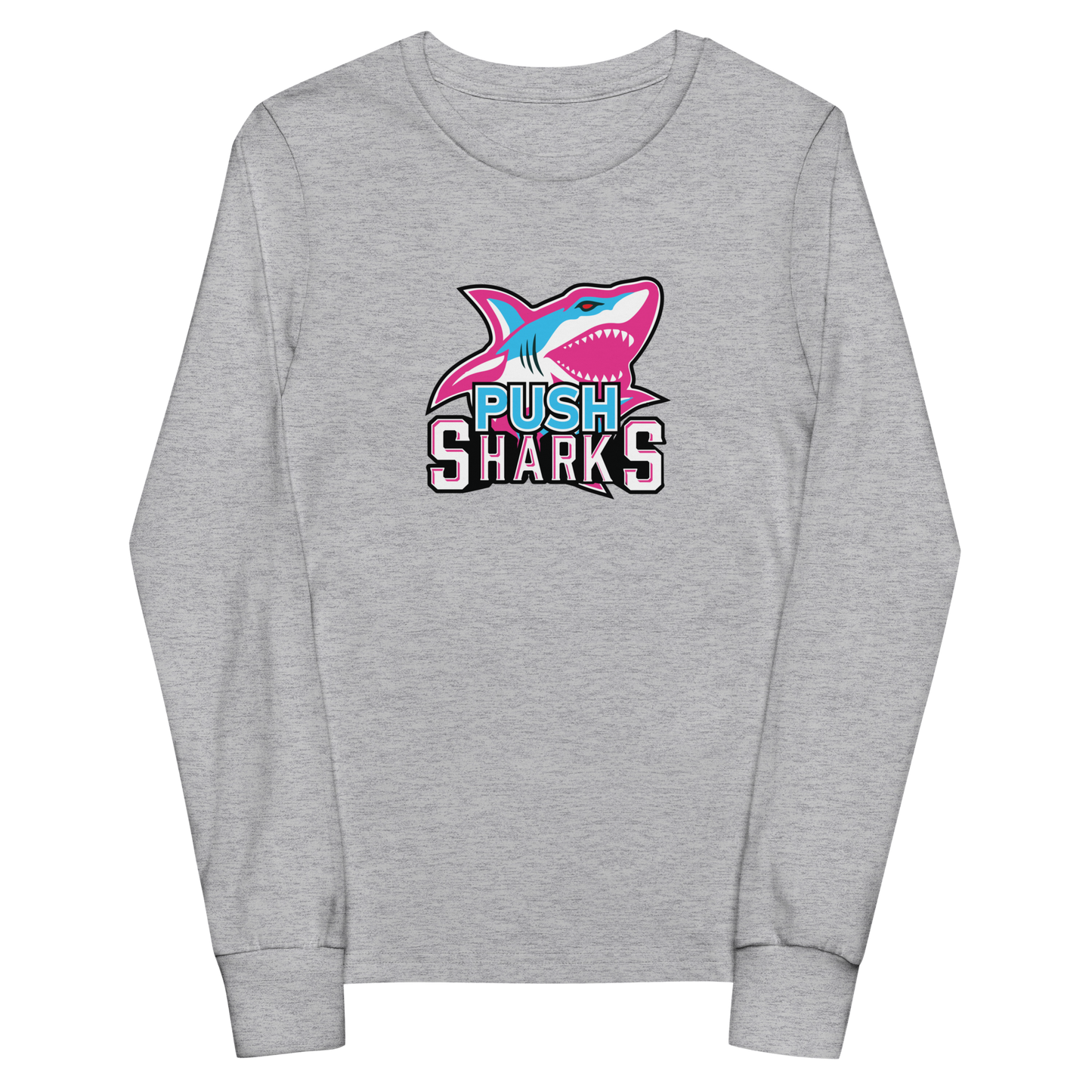 PUSH Sharks Youth Long-Sleeve Tee