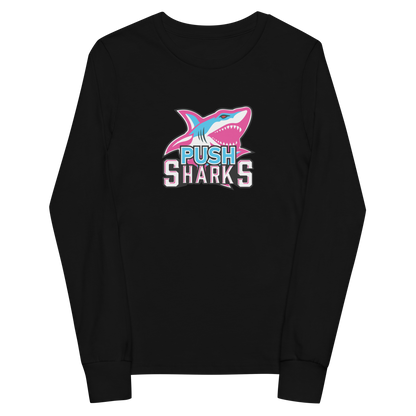 PUSH Sharks Youth Long-Sleeve Tee